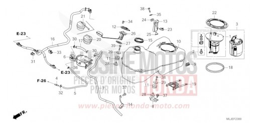 FUEL TANK GL1800DAR de 2024